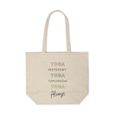 Yoga Always Canvas Tote